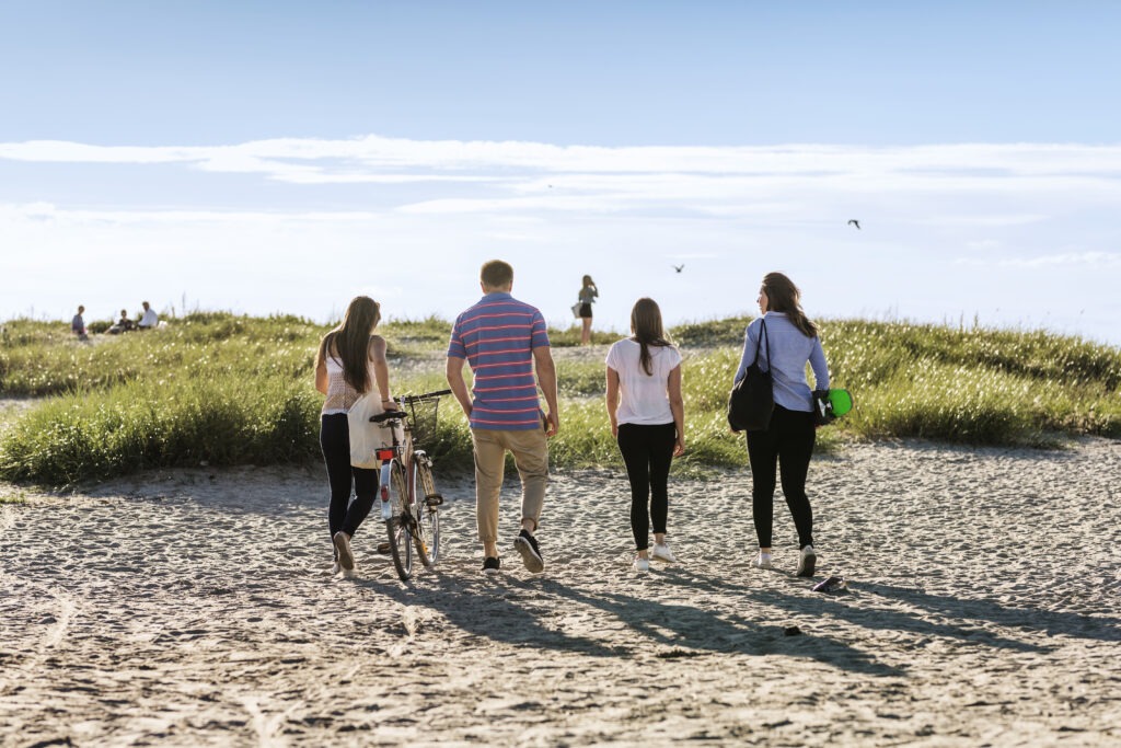 Wandelen in de duinen