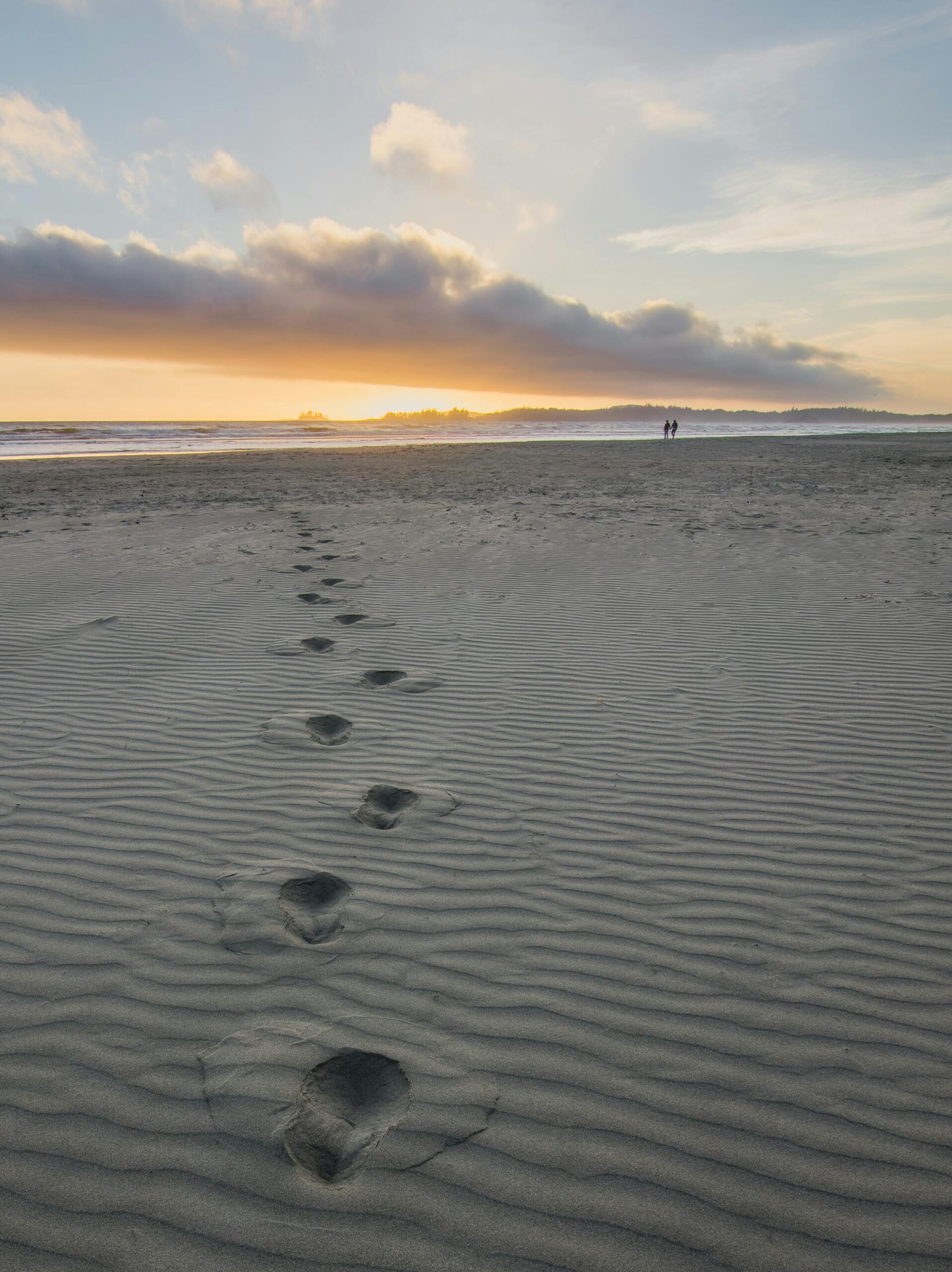 Stappen in het zand op strand Leefstijlloket
