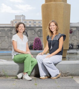 Lia Meerkerk en Mariska Aanhane